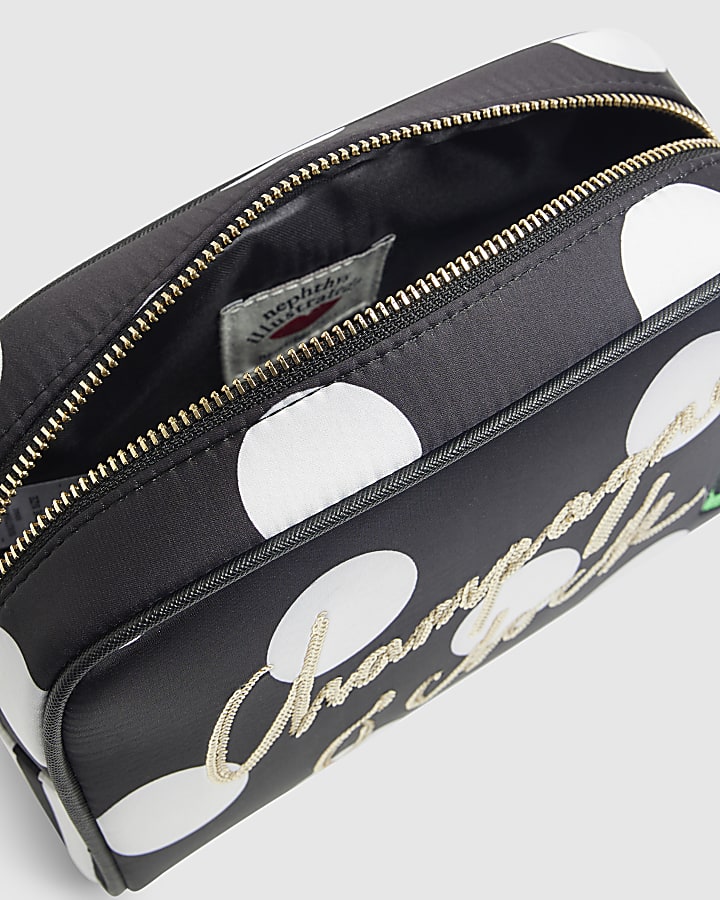 Nephthys Black Champagne O'clock Makeup Bag