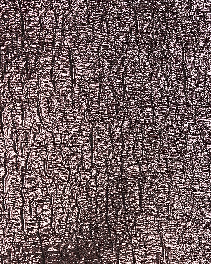 Pink Metallic Wrap Skort