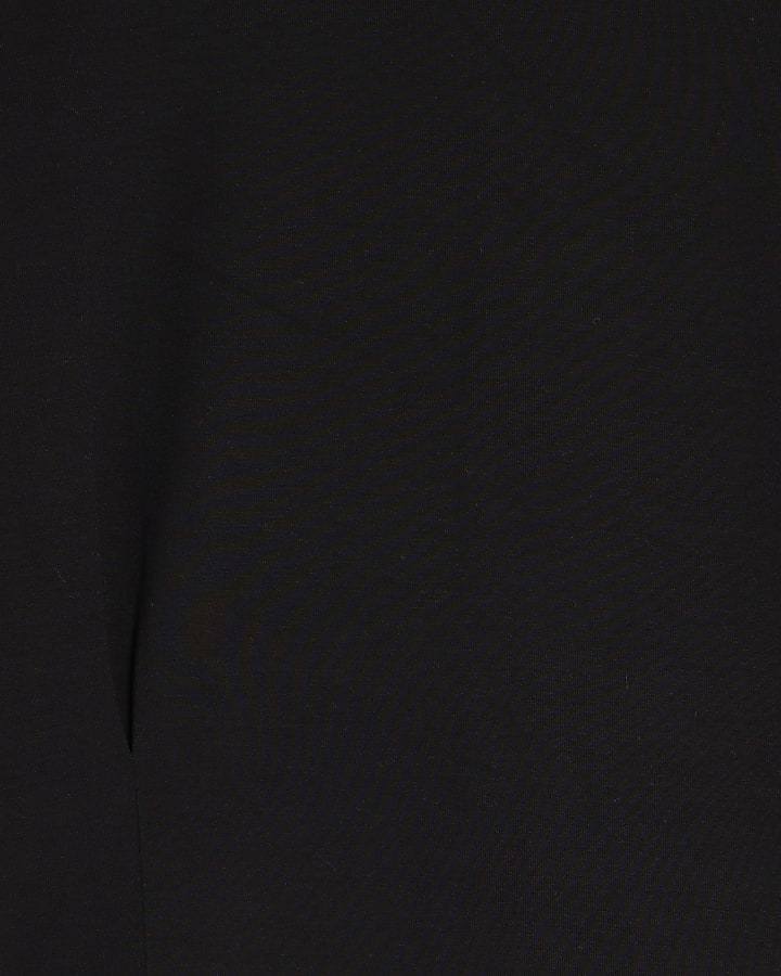 Black Long Sleeve Batwing Sweatshirt