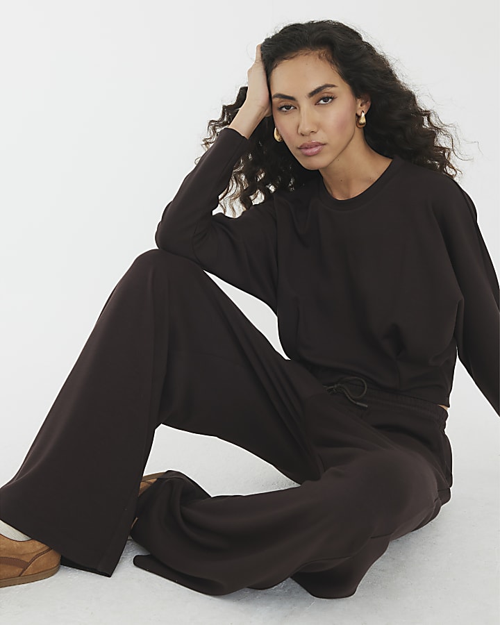 Brown Premium Batwing sleeve Sweatshirt