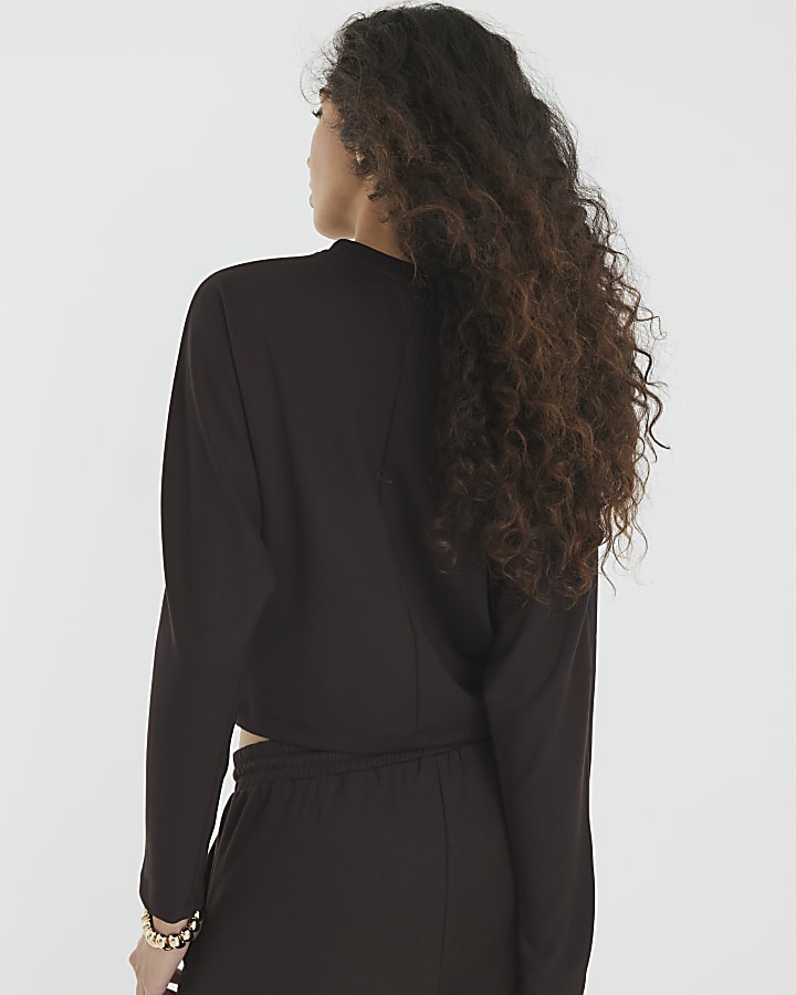 Brown Premium Batwing sleeve Sweatshirt