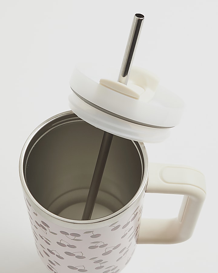 Cherry Cup With Straw