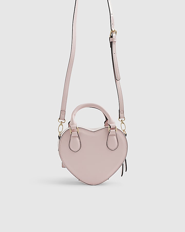 Pink Heart Cross Body Bag