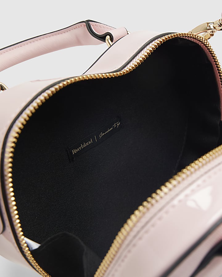 Pink Heart Cross Body Bag