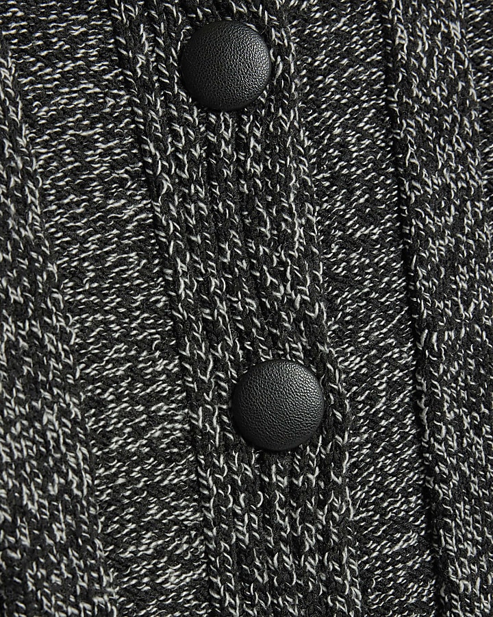 Black Knitted Cardigan