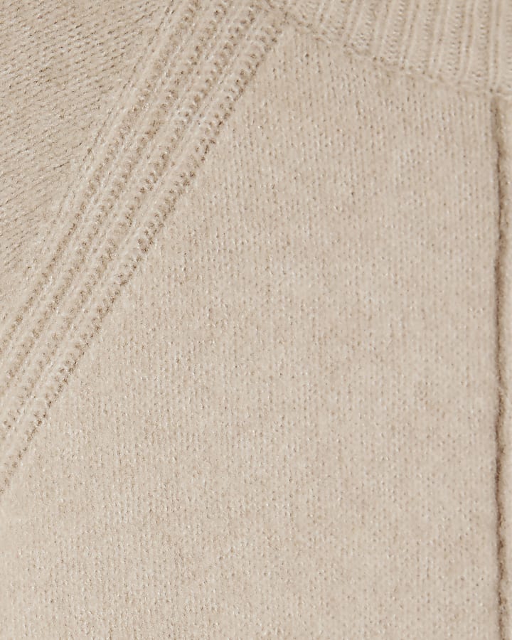 Beige Cosy Jumper Dress