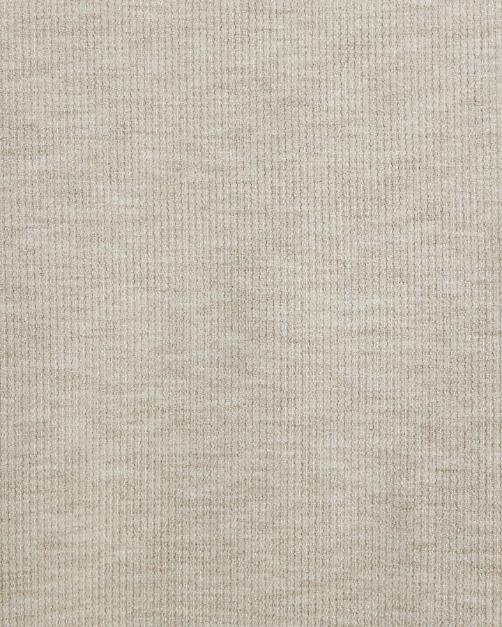 Beige Short Sleeve Cosy Boxy T-Shirt