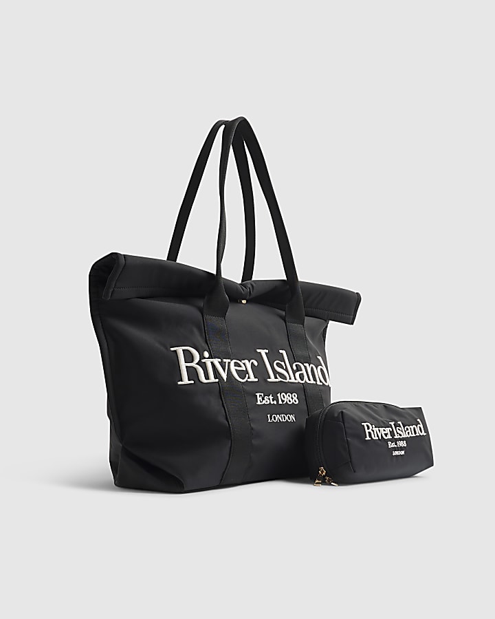 Black Roll Top Holdall Bag Bundle