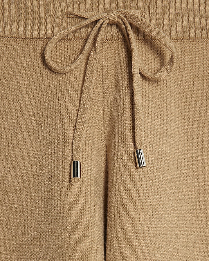 Brown Knitted Heart Trousers
