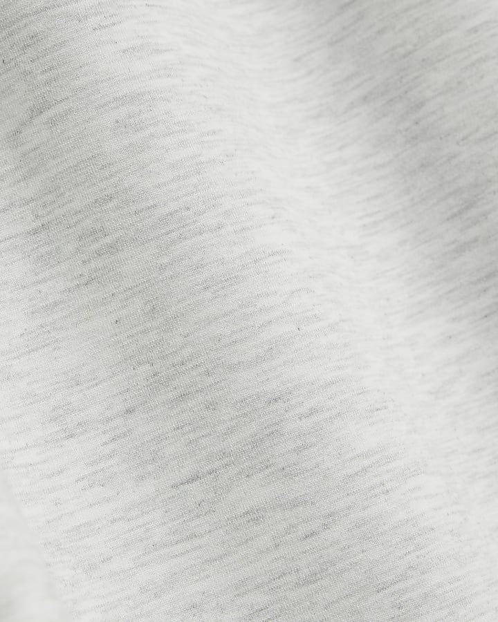 Grey Premium Short Sleeve Boxy T-Shirt