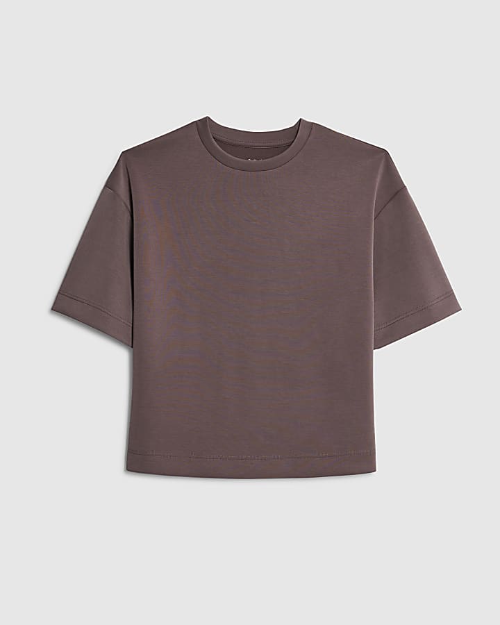 Brown Premium Boxy T-shirt