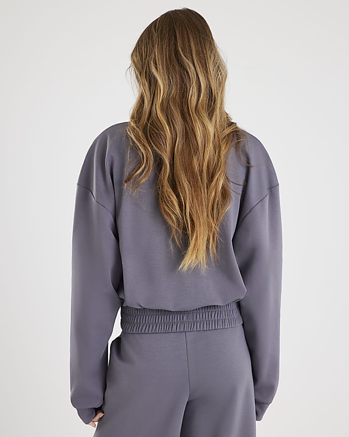 Grey Harrington Zip Jacket