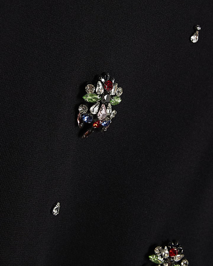 Black Embellished Jumper