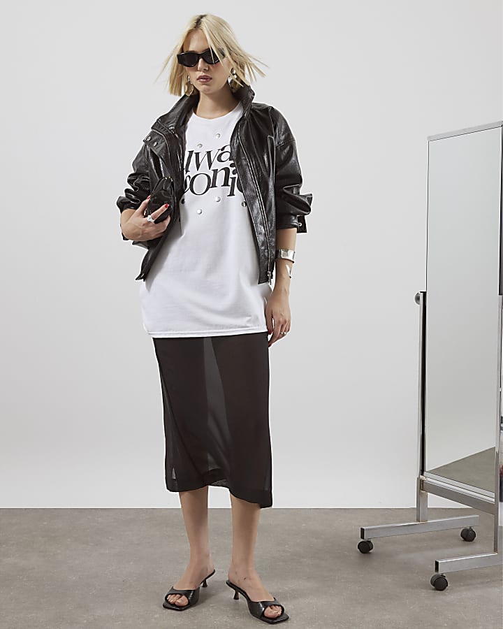 White Short Sleeve Always Iconic T-shirt
