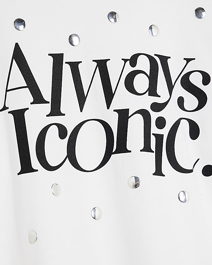 White Short Sleeve Always Iconic T-shirt