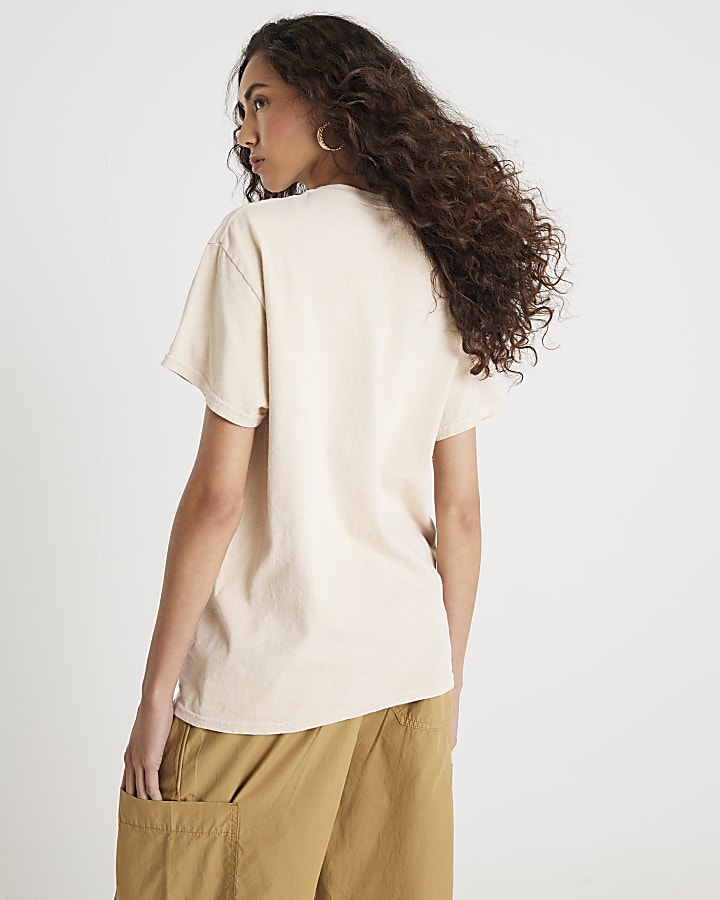 Beige Le Jardin Floral T-Shirt
