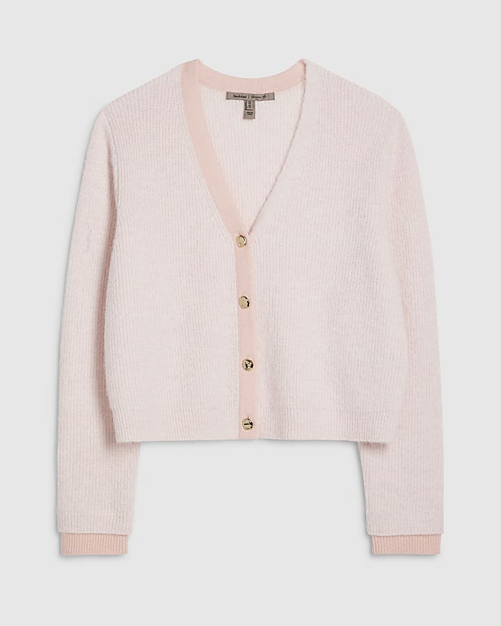 Pink Tipped Cardigan