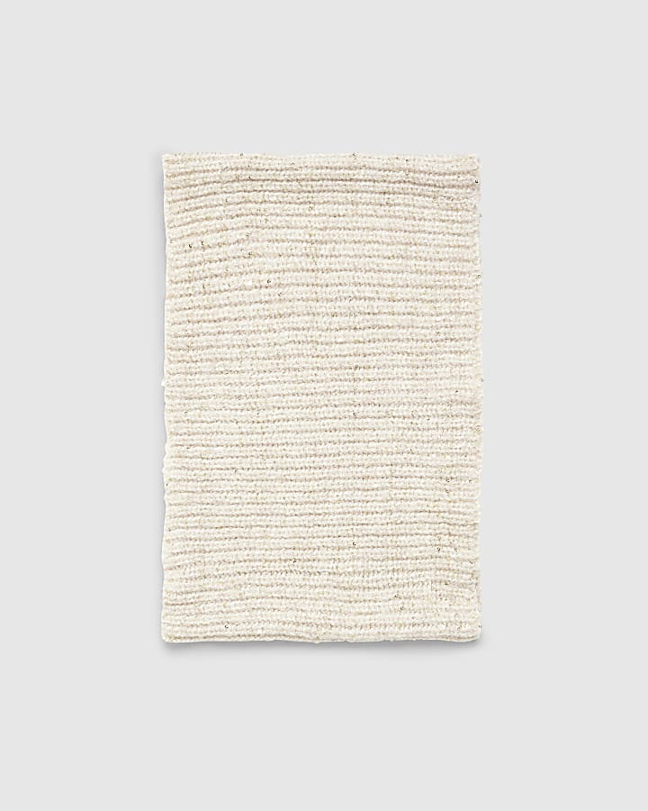 Beige Sequin Snood