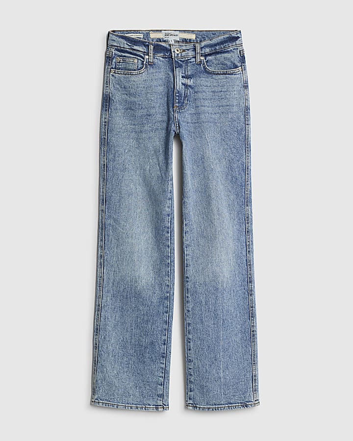 Blue Relaxed Straight leg jeans