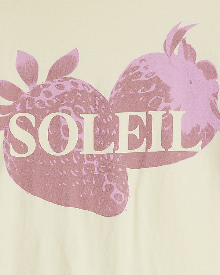 Yellow Soleil Strawberry T-Shirt