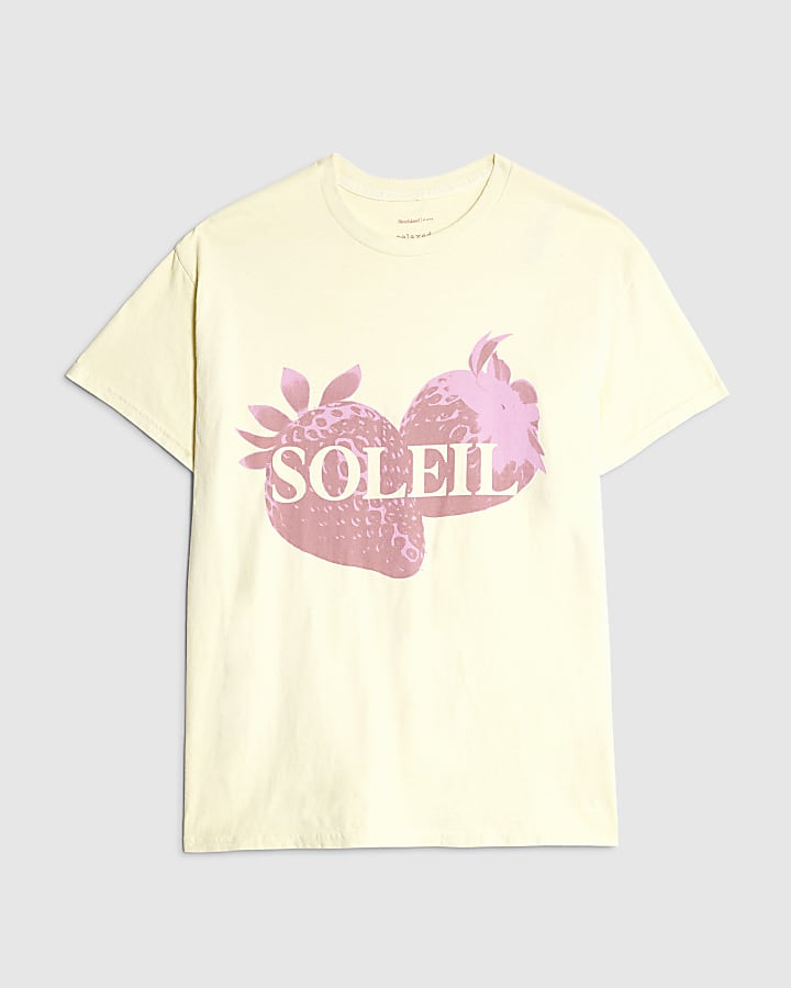 Yellow Soleil Strawberry T-Shirt