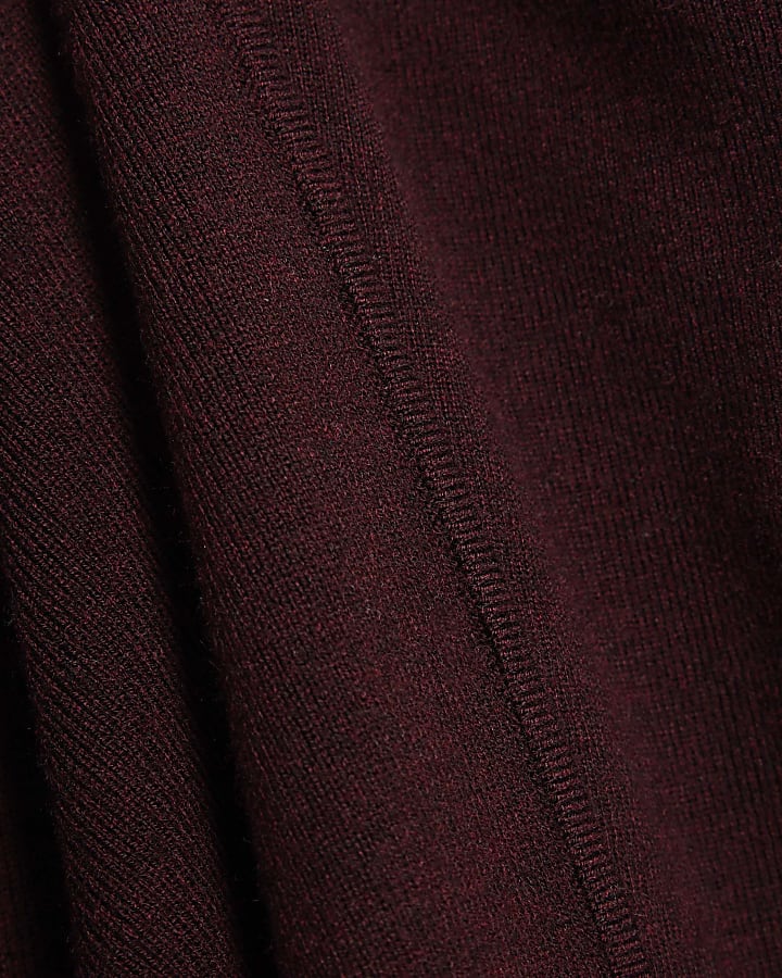 Red 2 in 1 Drape Top