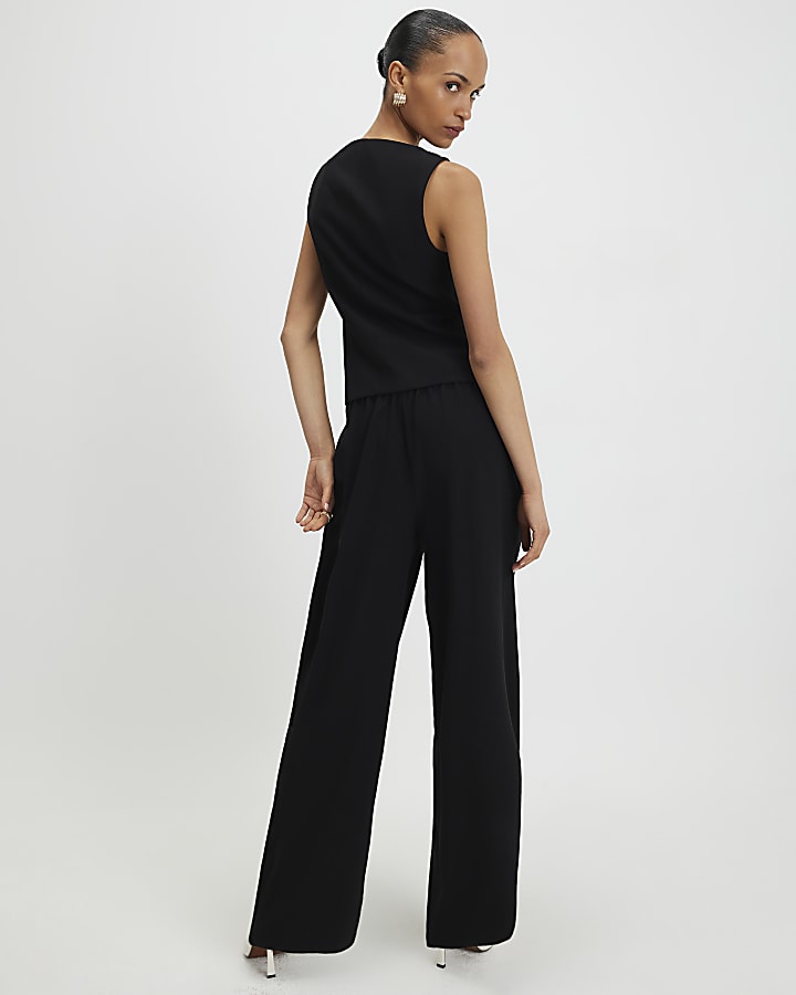 Black Wide Leg Trousers