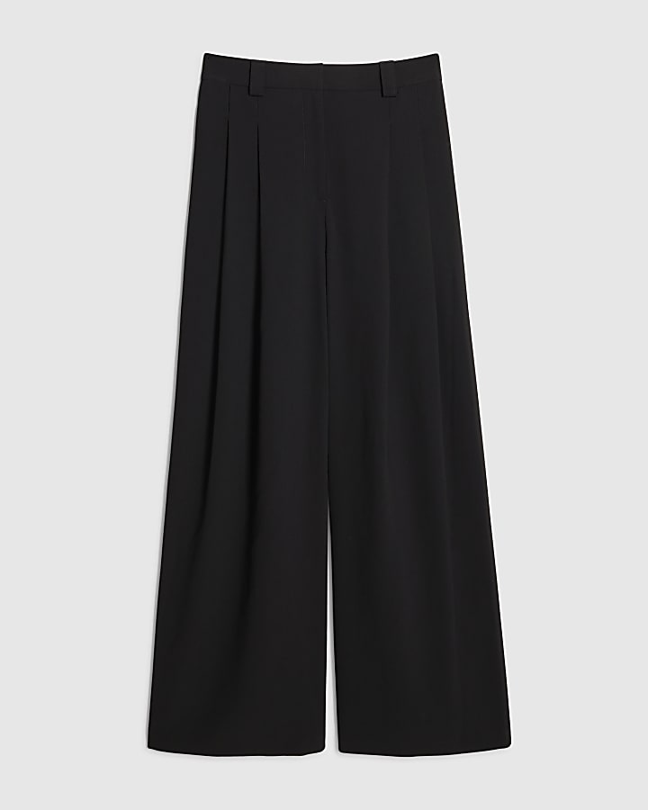 Black Wide Leg Trousers