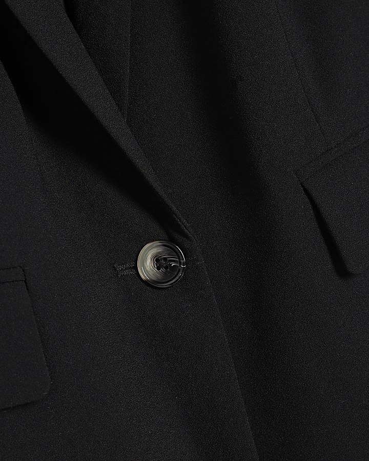 Black Single Breasted Blazer