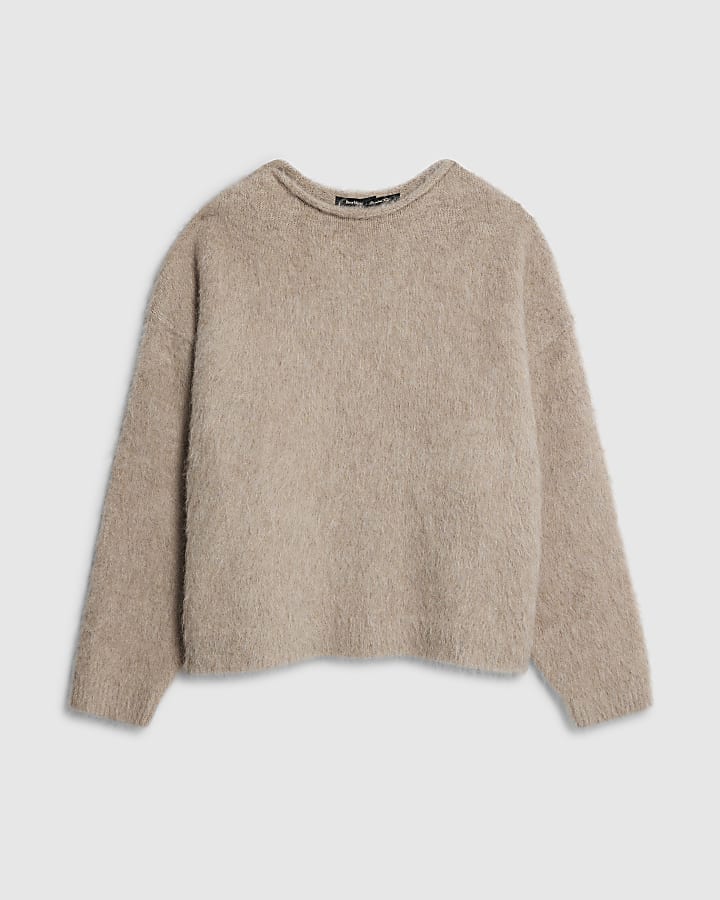 Beige Premium Alpaca blend Jumper