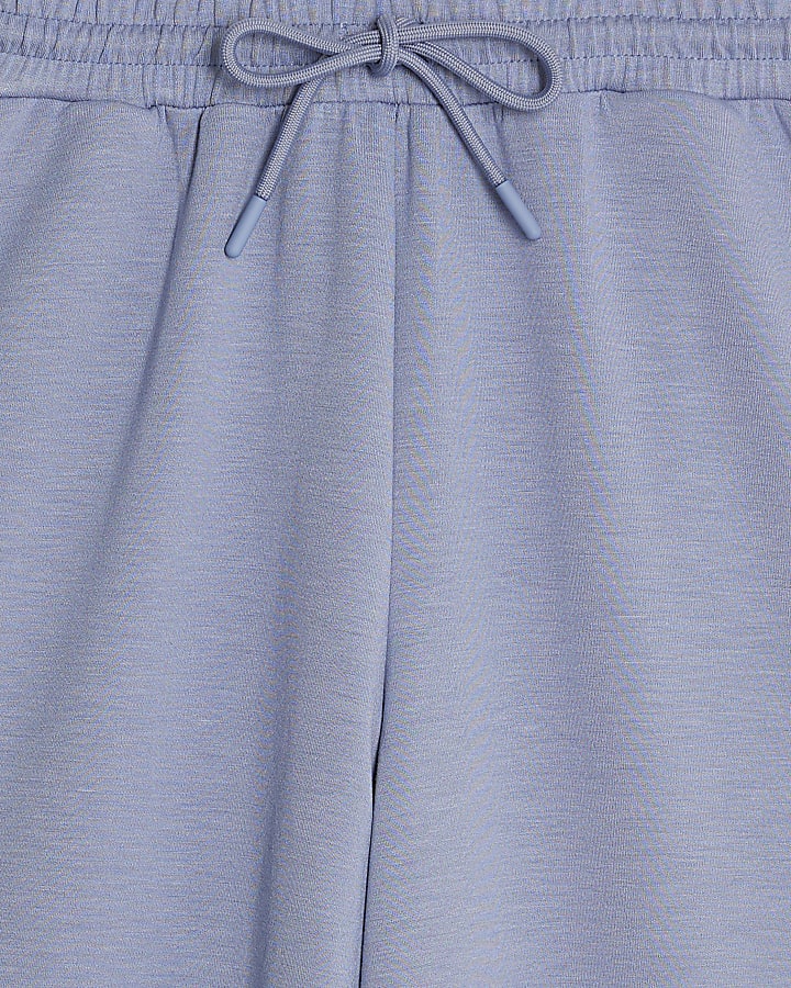 Blue Premium Wide Leg Joggers