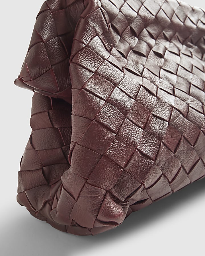 RI Studio Woven Leather Clutch Bag
