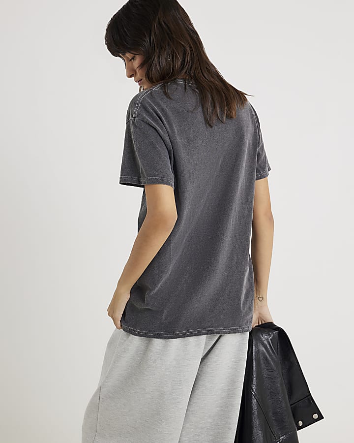 Grey Short Sleeve LA T-shirt