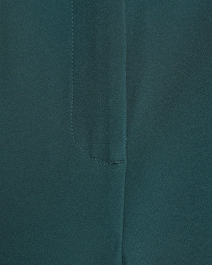 Green Tailored Shorts