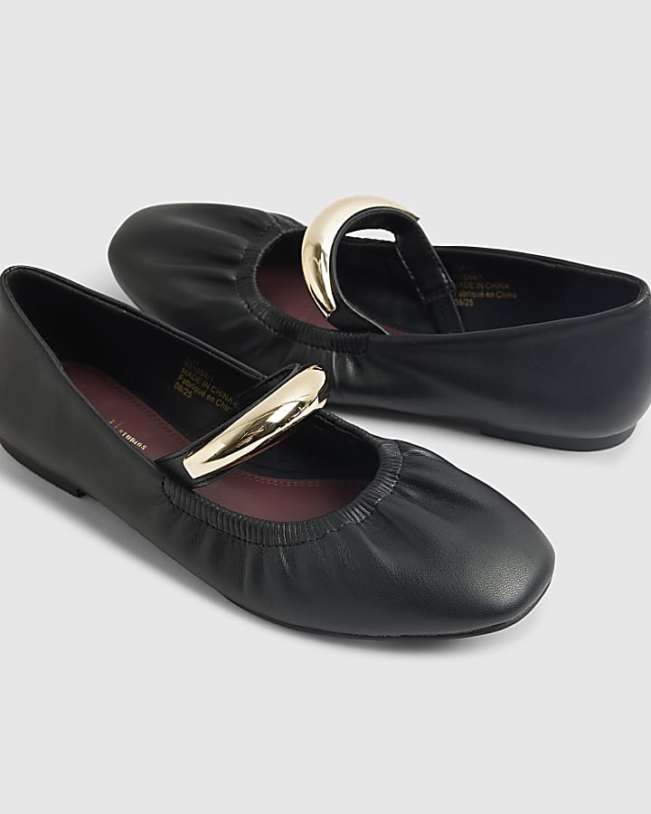 Black Bangle Ballet Shoes