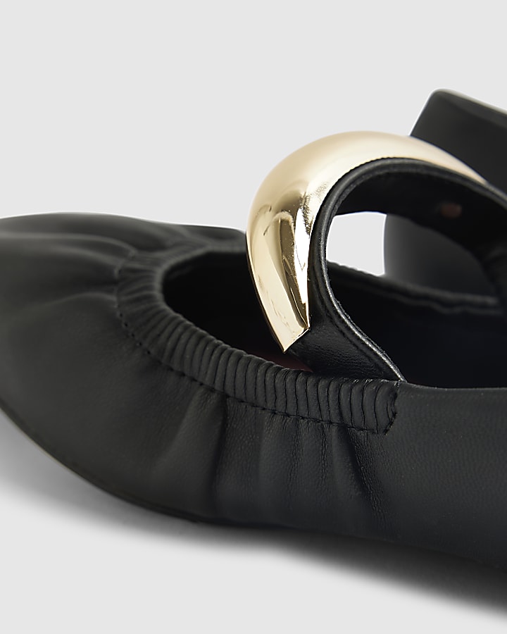 Black Bangle Ballet Shoes