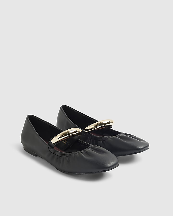 Black Bangle Ballet Shoes