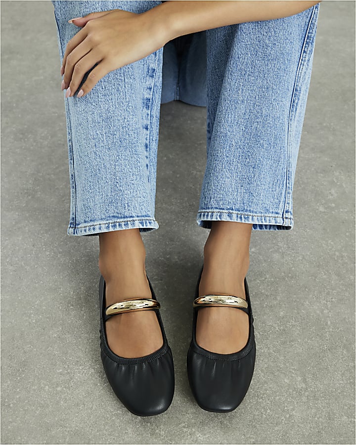 Black Bangle Ballet Shoes