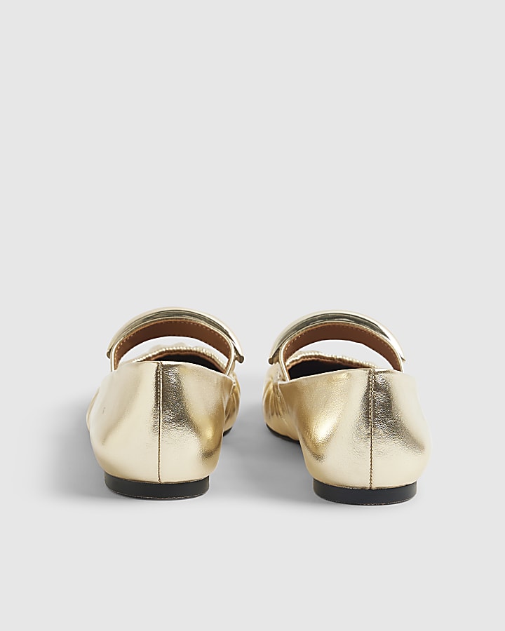 Gold Bangle Ballet Shoes