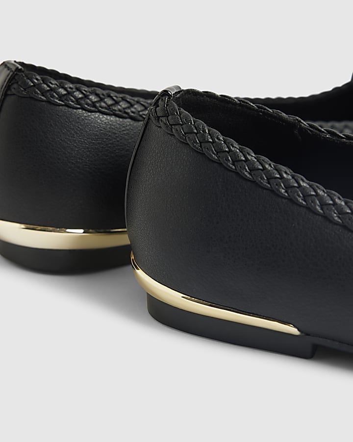 Black Bow Ballet Pumps