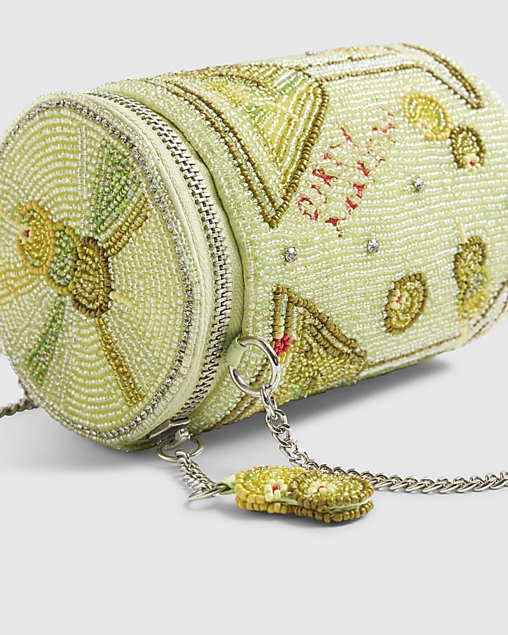 Green Dirty Martini Beaded Bag