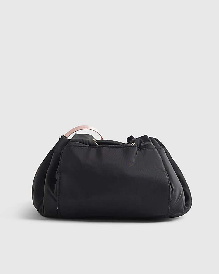 Black Drawstring Makeup Bag