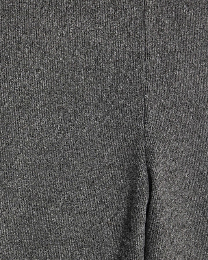 Grey Cosy Kickflare Trousers