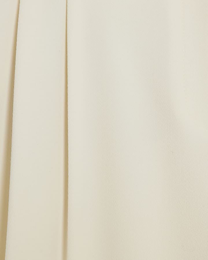 RI Studio Cream Foldover Waist Wide Trouser