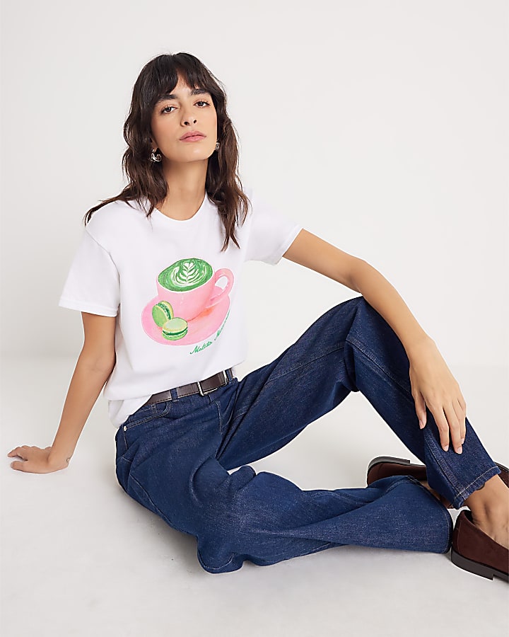 White Matcha Latte Youth T-shirt