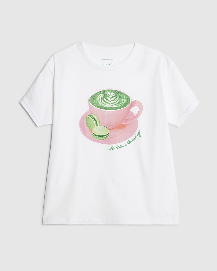 White Matcha Latte Youth T-shirt