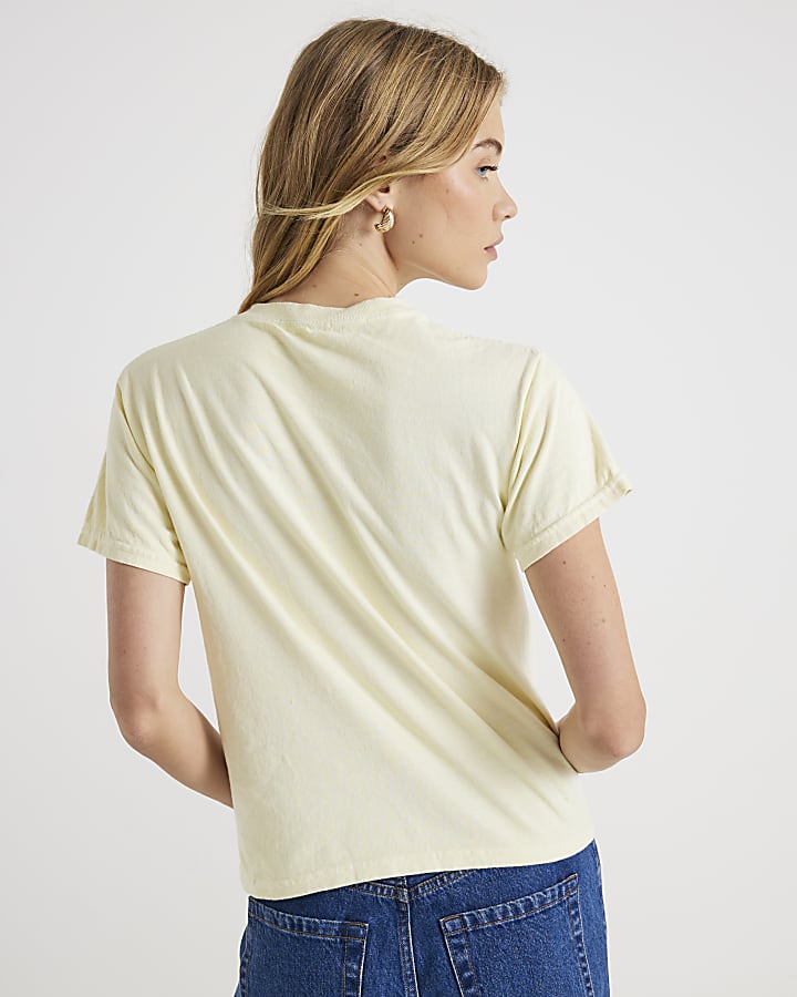 Yellow Short Sleeve Olive Baby T-shirt