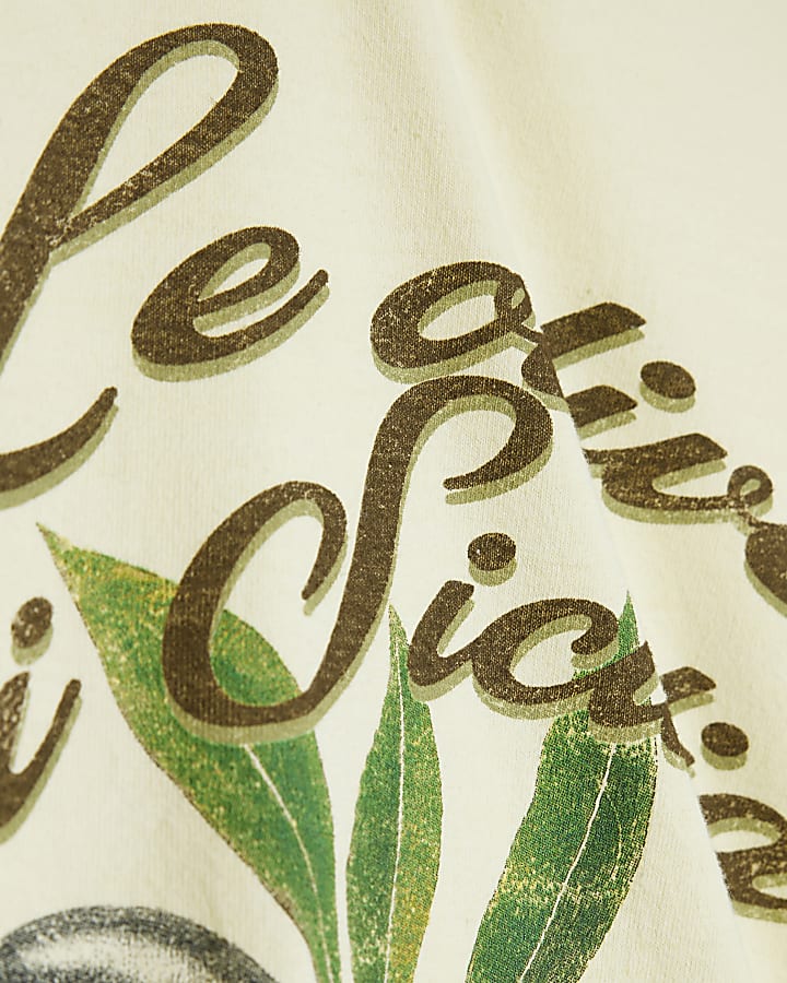 Yellow Short Sleeve Olive Baby T-shirt