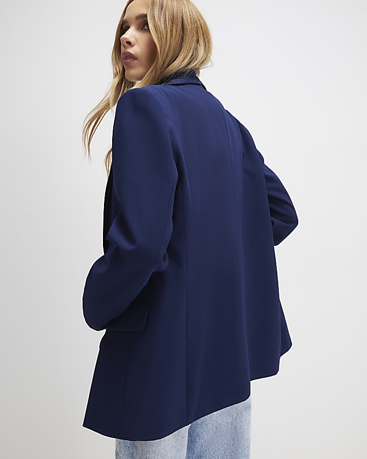 Navy Single Breasted Blazer