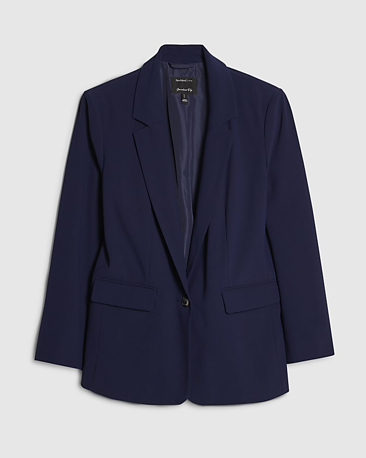 Navy Single Breasted Blazer